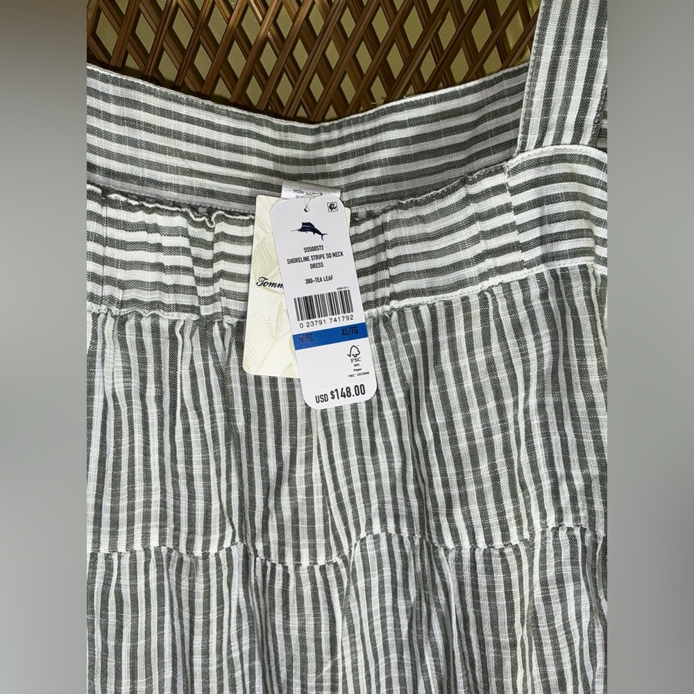 Tommy Bahama NEW WITH TAGS Shoreline Stripe Dress $148.00 Size 14 - Picture 10 of 11